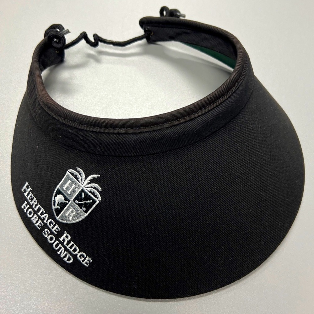 Vintage Heritage Ridge Golf Visor Made in USA Embroidered Logo Town Talk